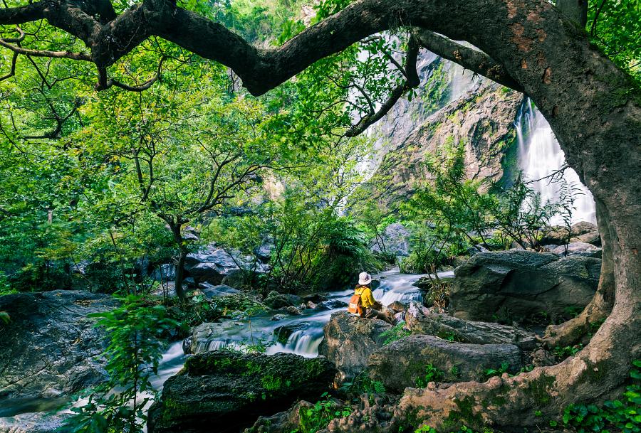 Khlong Lan Wasserfall